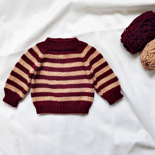 The Striped Baby Pullover photo 2