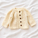 The Aster Baby Cardigan pattern