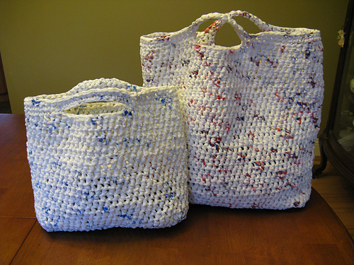 Ravelry: Plastic Yarn Bags (Plarn) pattern by Judie Washburne