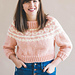 Cropped Holiday Knit Sweater pattern 