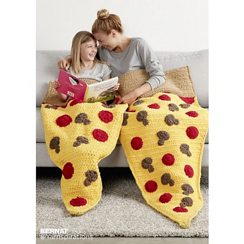 Pizza Party Crochet Snuggle Sack photo 1