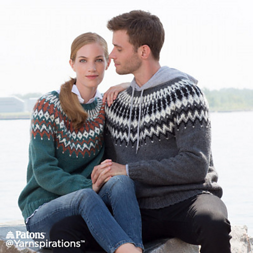 His and Hers Yoke Sweater photo 4