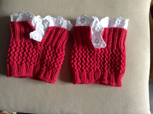 Eyelet Lace Boot Cuffs photo 2