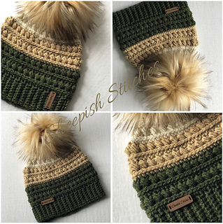 Ravelry: Mountain Ridge Beanie pattern 