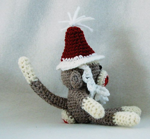 Santa Crochet Sock Monkey photo 2