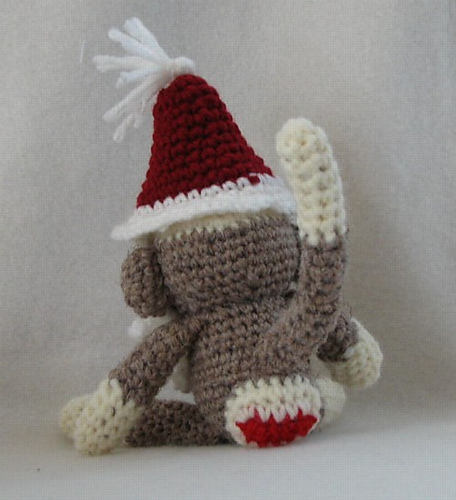 Santa Crochet Sock Monkey photo 3