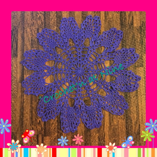 Pineapple Wheel Doily photo 12
