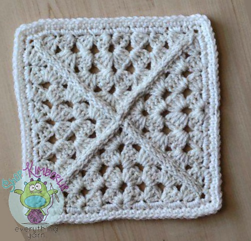 Deconstructed Granny Square w/ Windowpane Pillow photo 3