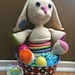 Rainbow Slinky Bunny pattern 