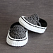 Modern baby sneakers pattern 