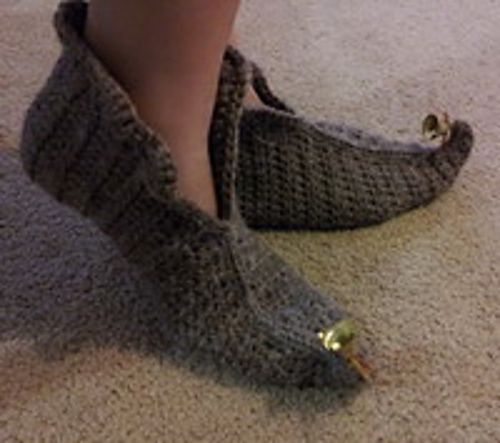 Elf Slippers in Brown photo 1
