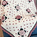 Peonies & Polka Dots Blanket pattern 