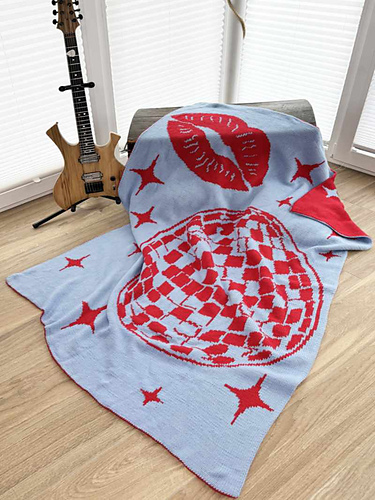 Blanket "Disco Kisses"