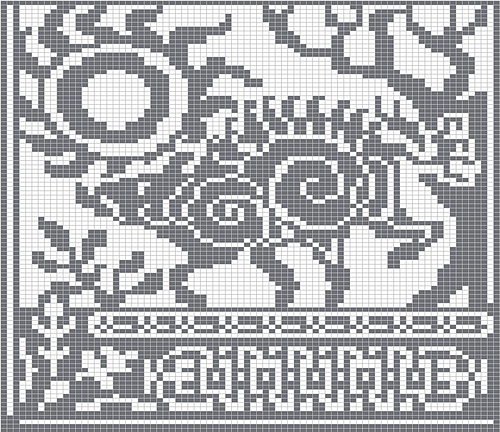 Ravelry: Spirit Boar Charts pattern by Melanie Nordberg