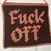 F* Off Tapestry pattern