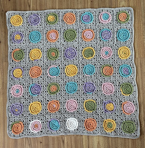 Ravelry: Sweet Rolls Blanket pattern by Vicki Mikulak