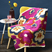 Bright Floral Blanket pattern 