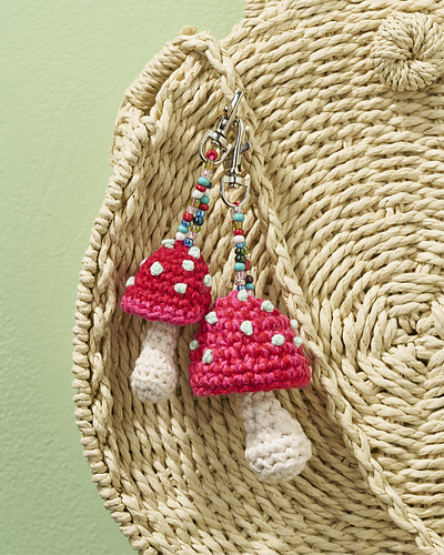Mushroom Bag Charm