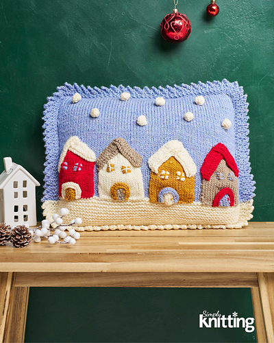 Snow Scene Cushion