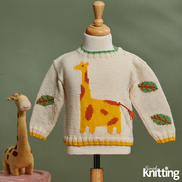 Ravelry: Kid's Giraffe Jumper pattern 