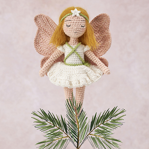 Ravelry The Christmas Tree Fairy pattern by Clare Cooper