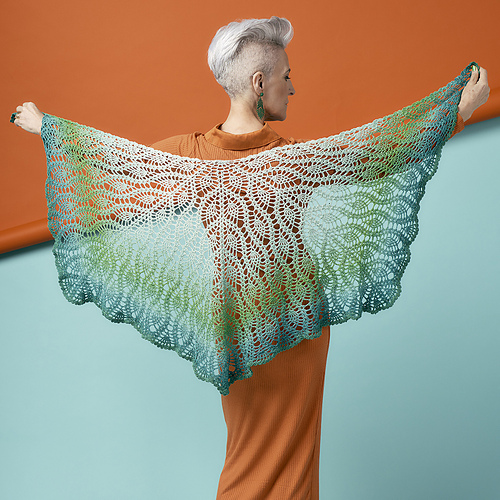 Ravelry: Pineapple Stitch Shawl pattern by Shari White