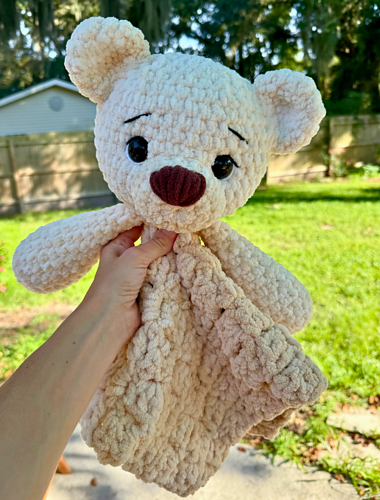 Bear Lovey Blanket
