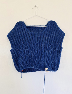 Testknitter Anna`s blue version!