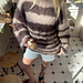 Sim stripe sweater pattern 
