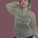 Blue Green Verde sweater pattern 