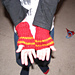 Hogwarts Fingerless House Gloves pattern 