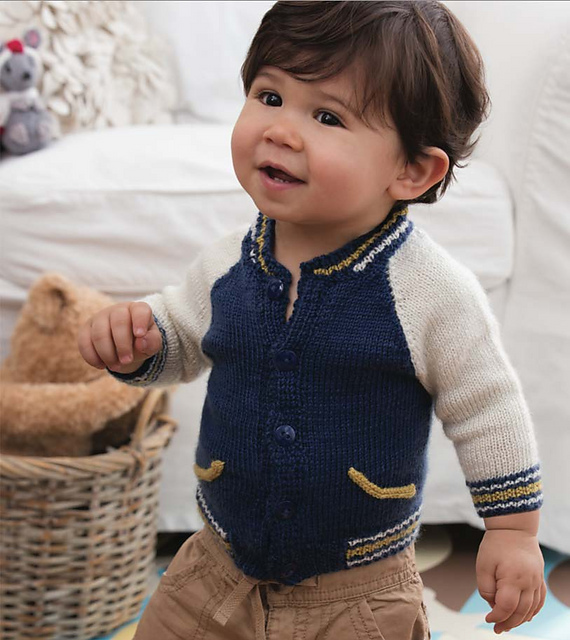 Ravelry 43 Baseball Jacket pattern by Cheryl Murray