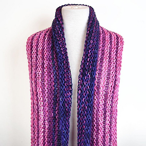 Ravelry Monica Scarf or Cowl pattern by SKEINO LLC