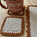 Autumn Acorn Coaster pattern 