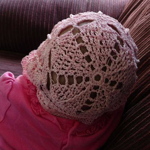 Petals and Shells Baby Bonnet photo 2