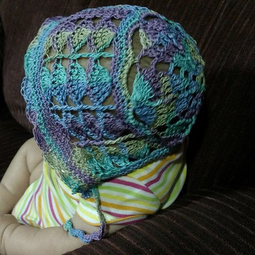 Petals and Shells Baby Bonnet photo 5
