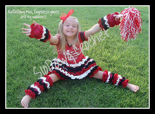 RuffleDawg Mini Skirt; Gloves & Leg Warmers photo 1