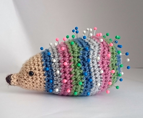 striped hedgehog pin cushion photo 6