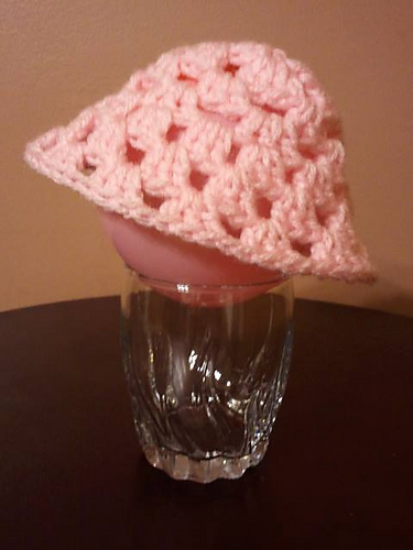 18" Doll Granny Stitch Bucket Hat photo 4