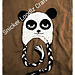 Sleepy Panda Baby Earflap Beanie size new born pattern 