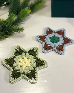Crochet Pattern Star coaster