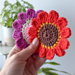 Flower Coaster pattern 