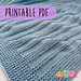 Austin Baby Blanket pattern