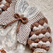 Two Colour Baby Cardigan pattern 