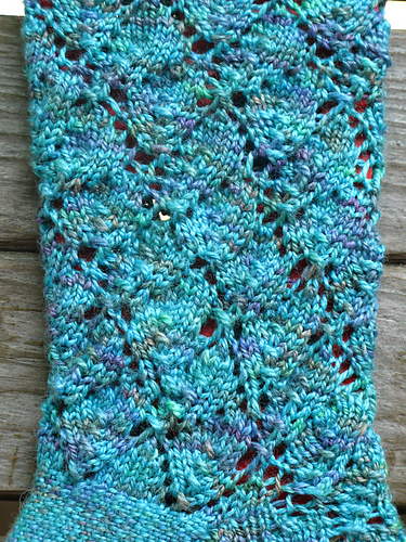 Teal Goo Socks Chart photo 1