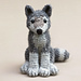 Woolfie the realistic wolf pattern 