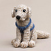 Golden Boy the golden retriever dog pattern 