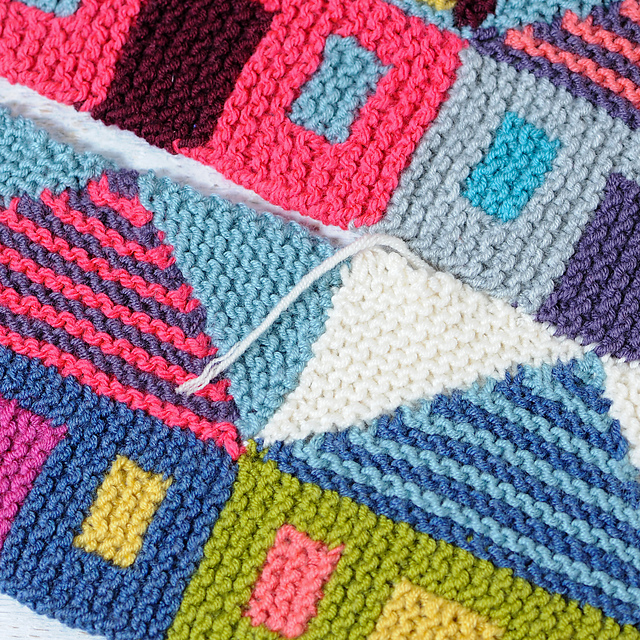 Ravelry SoozJewels' Safe at Home blanket