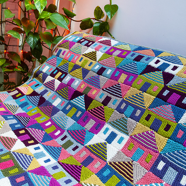 Ravelry SoozJewels' Safe at Home blanket