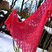 Birch Leaf Shawl pattern 